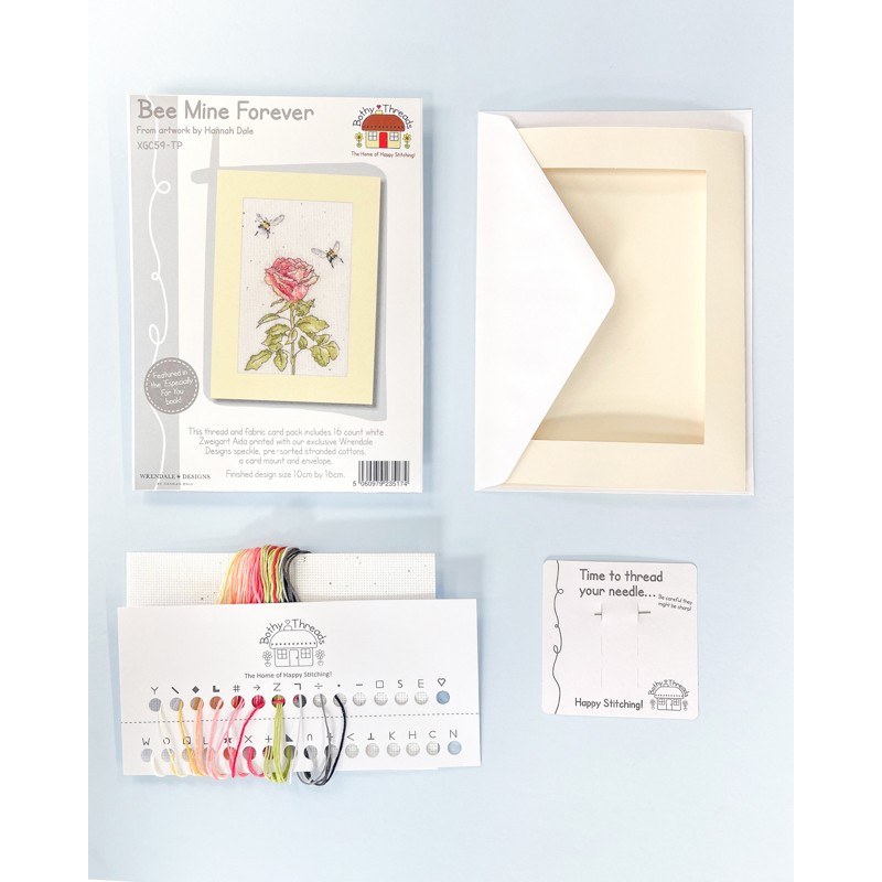 Borduurpakket Hannah Dale - Bee Mine Forever - Bothy Threads