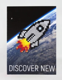 Diamond Painting kaart Wizardi - Discover New - 14 x 10 cm