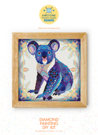 Diamond painting MANDALA Dier volledig KOALA