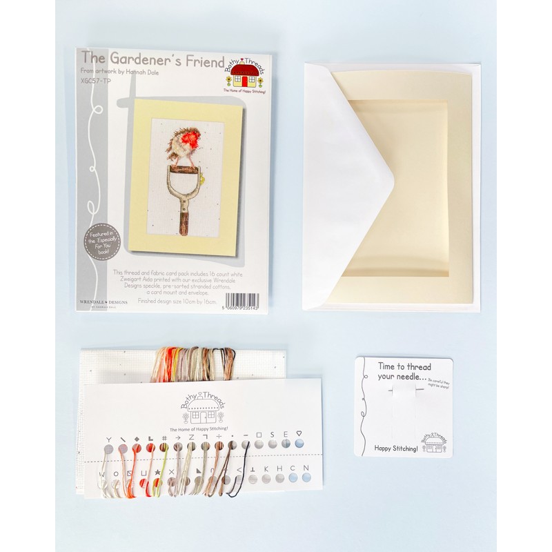 Borduurpakket Hannah Dale - The Gardener's Friend - Bothy Threads