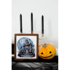 AH-277 Borduurpakket ABRIS ART - Haunted House - Halloween Huis