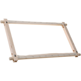 Borduurraam 61 x 30 hout Hand Rotating frame - Elbesee