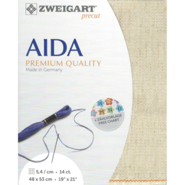 PREMIUM PRECUT RUSTICO AIDA - 48X53CM - (54) RUSTICO 14 count