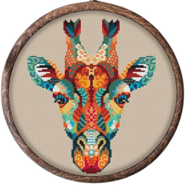 Borduurpakket Mandala Giraf - 206 - Awesome Pattern Studio