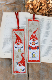 BLADWIJZER KIT KERSTKABOUTERS SET VAN 2