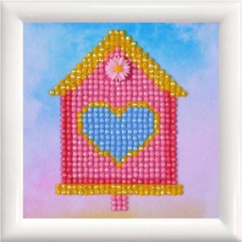Diamond Dotz - Home Sweet Home - 10 x 10 cm - met lijst