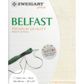 Belfast 32ct (48 x 68 cm) - Zweigart - 100% Linnen - Room - 99