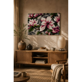 KNOOPKLEED ORCHIDEA - Magnolia - 50 x 75 cm