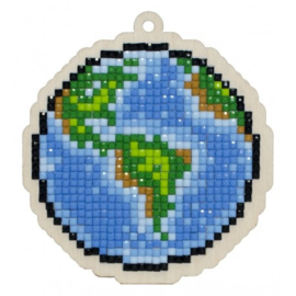 Setje met houten figuurtje DP EARTH WWP288