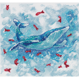 Borduurpakket Whale- PANNA