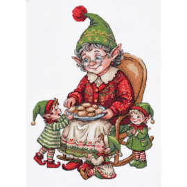 AH-346 Borduurpakket ABRIS ART - Grandma's Treats - Grootmoeders Koekjes