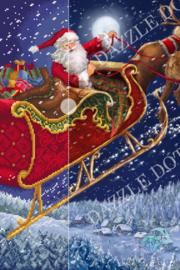 LT20 Santa Sleigh - Diamond Painting - Letistitch