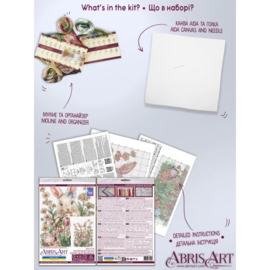 AH-316 Borduurpakket ABRIS ART -  Eastern Bunny Waiting - Wachten op Pasen