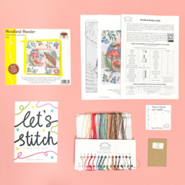 Borduurpakket Jane Sunner - Woodland Wander - Bothy Threads