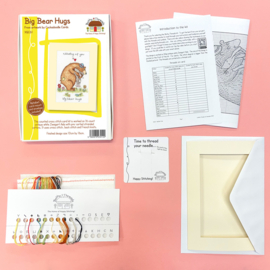Borduurpakket Coockadoodle - Big Bear Hugs - Bothy Threads