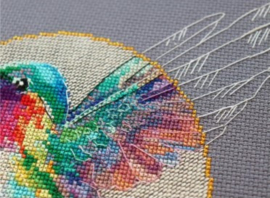 AH-203 Borduurpakket ABRIS ART - Bird of Paradise - Paradijsvogel