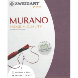 Murano 32ct 9033 (48 x 68 cm) - Zweigart - Donker Lila