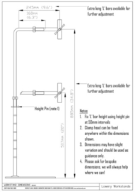 Complete Silver-Grey Workstand - Lowery