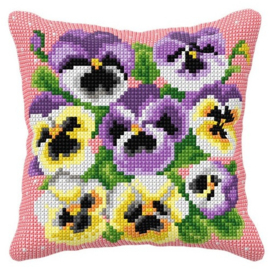 99050 KRUISSTEEK KUSSEN ORCHIDEA - Viooltjes