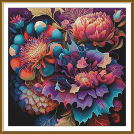 PE3578 Borduurpakket Nova Sloboda - Tropical Colors - Tropische Kleuren