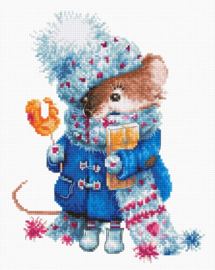 B1168 CHRISTMAS MOUSE (aida)