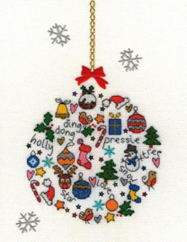 CROSS STITCH KIT LOVE - LOVE YULE - BOTHY THREADS