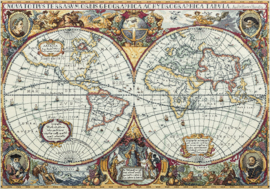 Borduurpakket Geographic Map of the World - PANNA