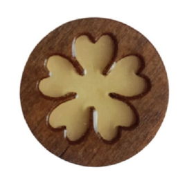 NEEDLEMINDER HOUT - GELE BLOEM