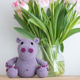 Hippo HUGO  - Eco Barbante - Amigurumi (complete set inclusief haaknaald)