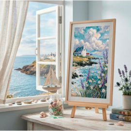 AH-318 Borduurpakket ABRIS ART -  When the Sea Is a Dream - Wanneer de Zee een Droom is.