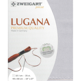 Lugana 25ct 713 (48 x 68 cm) - Zweigart - Pewter Grey