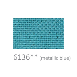 Lugana 25ct 6136 (48 x 68 cm) - Zweigart - Metallic Blue