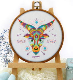 ZODIAC SIGNS - Embroidery (STEENBOK)