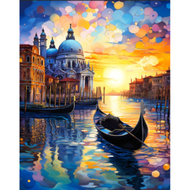 VA820 - DP - Canvas op houten frame - Venetië - 30 x 40 cm