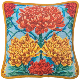 Petit Point borduurpakket April Mawhinney - Caustic Chrysanthemum - Bothy Threads