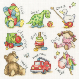 Borduurpakket Kate Garrett - Play! - Bothy Threads