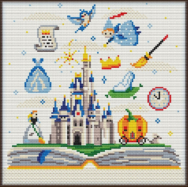 BORDUURPAKKET - The fairy tale of Cinderella - Het sprookje van Assepoester - 2177