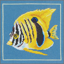 Animals - Gele zebravis (weefstof)