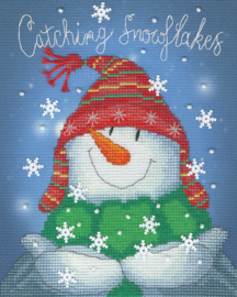 Borduurpakket Julie Oldham - Catching Snowflakes - Bothy Threads