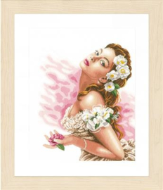 Borduurpakket Lanarte Romance - Lady of the Camellias