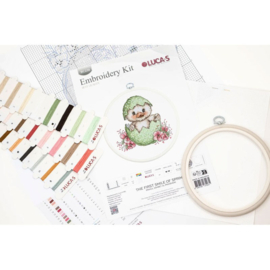 BC238 - Borduurpakket Luca-S - The First Smile Spring - (incl ring)