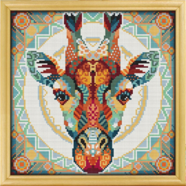 Borduurpakket Mandala Giraf - 206-1 - Awesome Pattern Studio