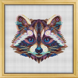 Borduurpakket Mandala Wasbeer - 3392 - Awesome Pattern Studio