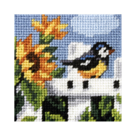 9604 - MY FIRST EMBROIDERY - ORCHIDEA - VOGELTJE OP HEK