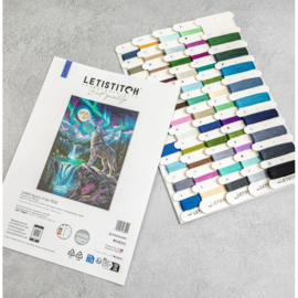 Borduurpakket LETI 9995 Spirit of the Wild - Geest van het Wild - Leti Stitch