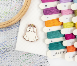 Borduurpakket LETI 9989 Glow Ghost Cove - Gloeiende Geest Inham - Leti Stitch