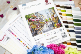 BU5107 Borduurpakket Luca-S - Paris Flower Shop - Parijse Bloemen Winkel