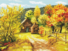 278 - Borduurpakket VDV - Autumn Gold of the Mountains - Herfstgoud