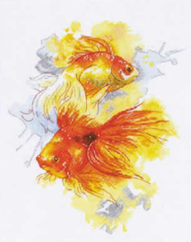 Borduurpakket Riolis - Goldfishes