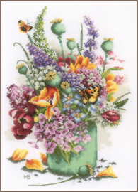 Marjolein Bastin - Kleurig Bloemenboeket (weefstof)